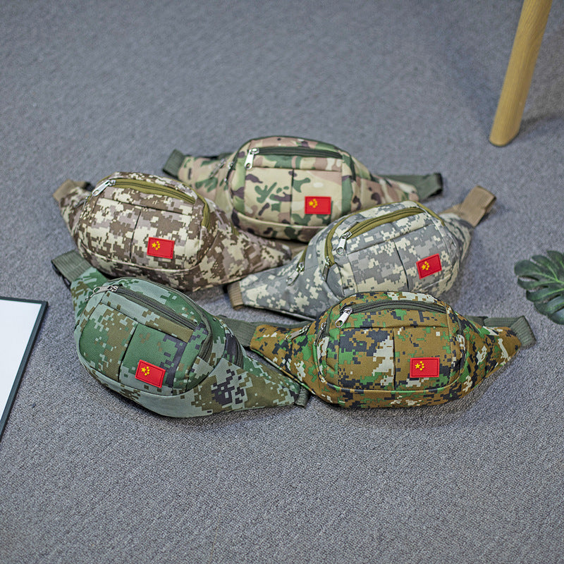 Women's & Men's & Camouflage Waterproof Oxford Cloth Business Checkout Men's Waist Packs