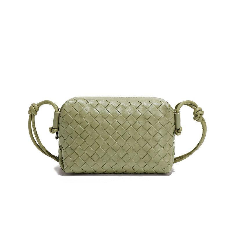 Women's Creative Hand Weaving Fashion Fashionable Boston Women's Messenger Bag
