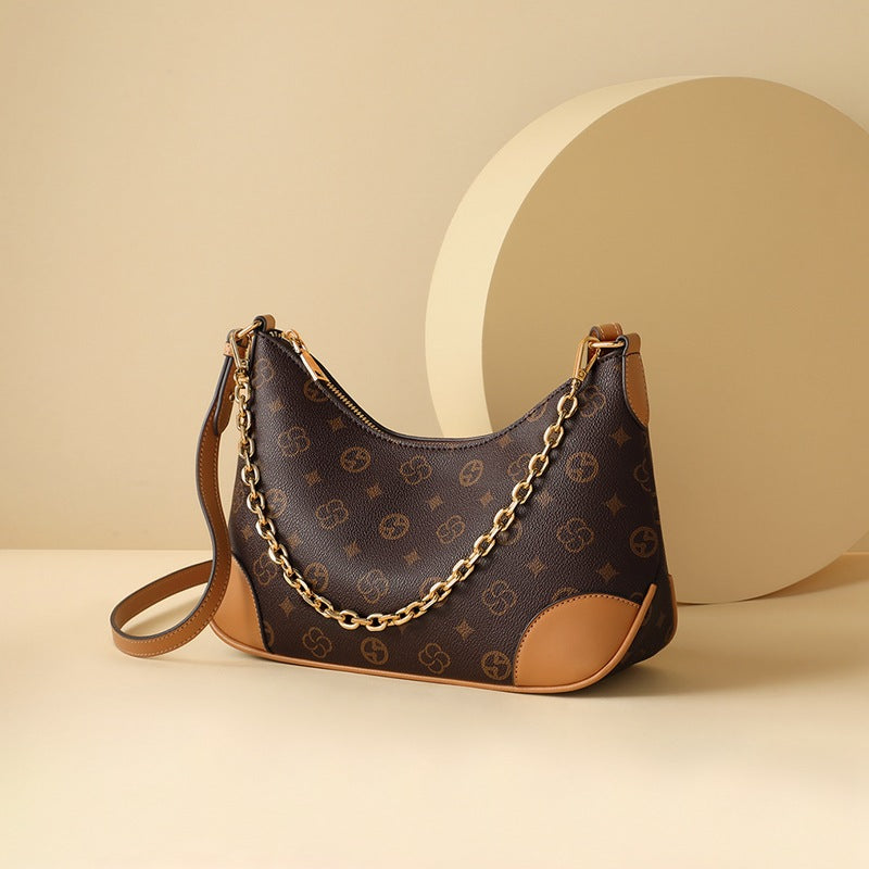 Elegant Women's High-grade Versatile Dumpling Underarm Women's Messenger Bag