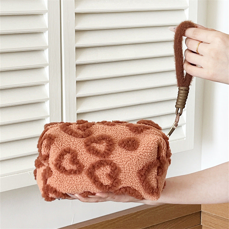 Plush Large Capacity Cute Cosmetics Storage Makeup Bag