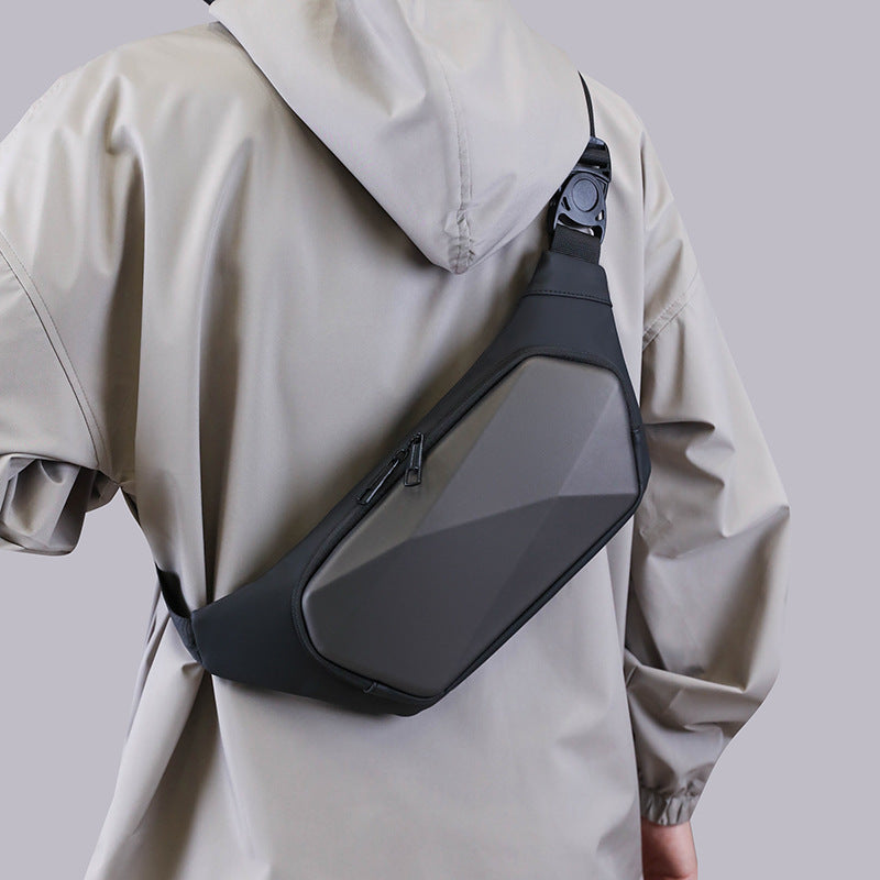 Women's & Men's & Hard Shell Waterproof Commuting Men's Chest Bags