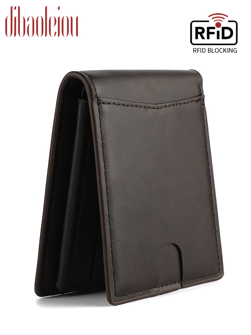 Men's Attractive Horizontal Multifunctional Retro Usd Men's Wallets