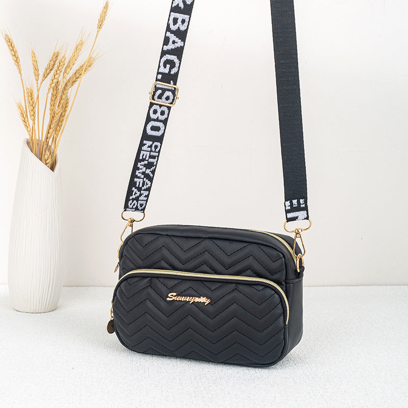 Women's Wave Embroidered Pouch Fashion For Shoulder Bags