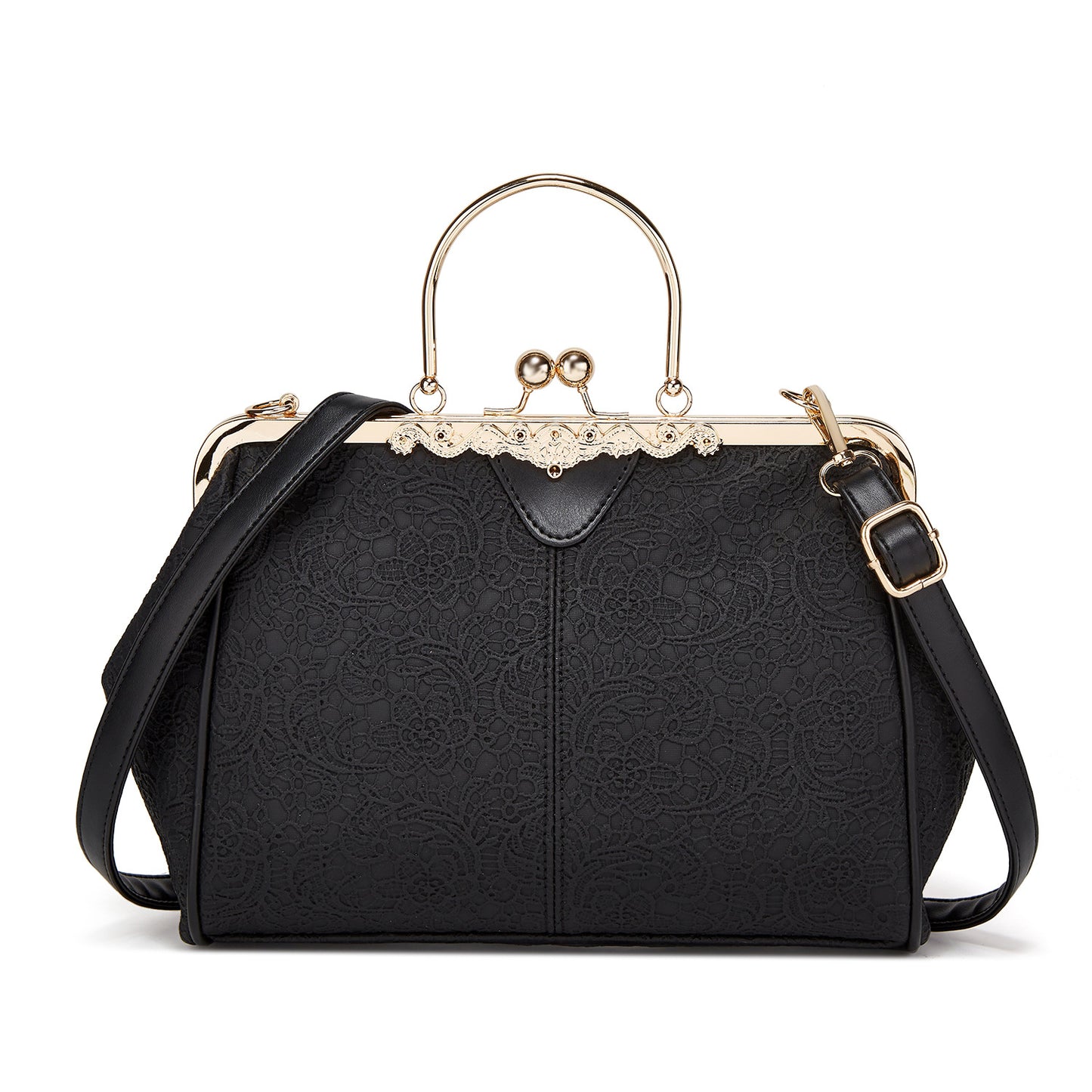 Women's Fashion Clip Oily Leather Spanish Bags