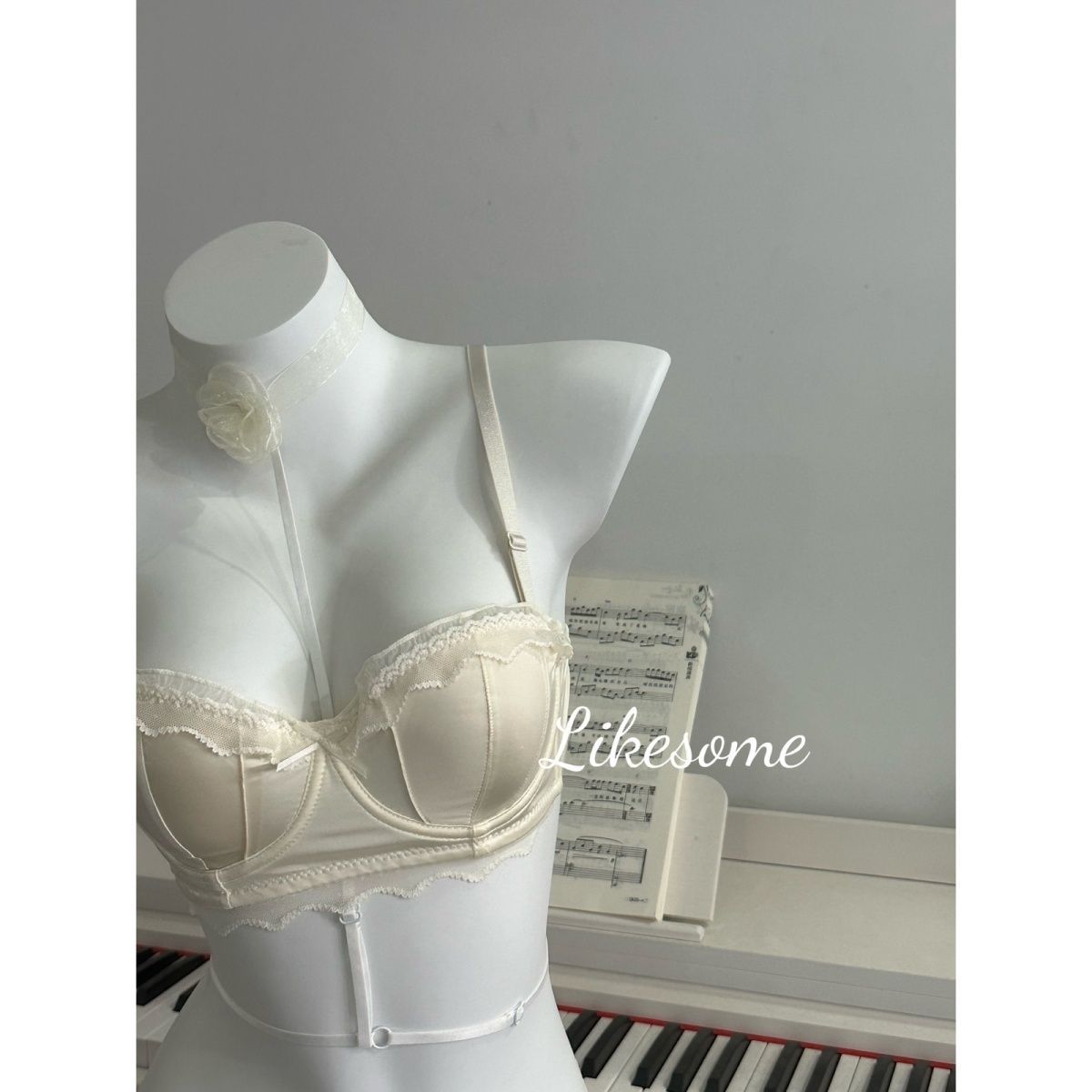 Women's Rabbit Ears Thin Big Chest Show Small Lingerie Sets