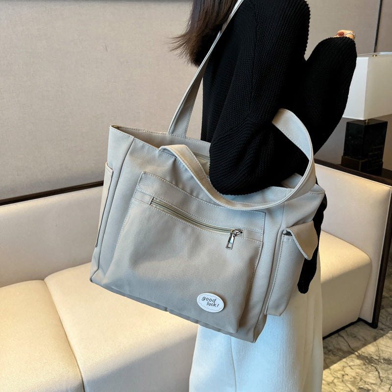 Class Commuter Large Capacity Woven Big Female Women's Shoulder Bag
