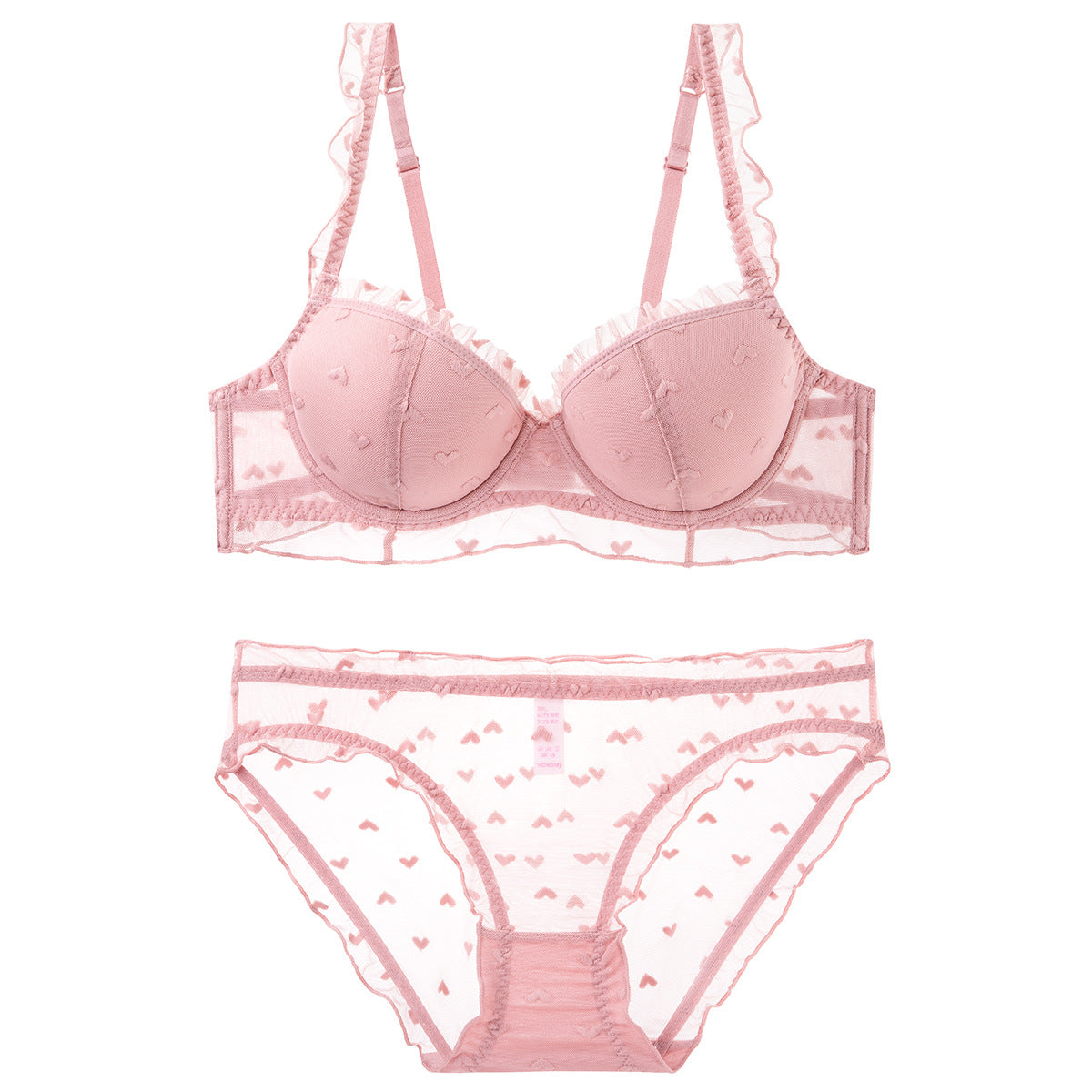 Thin Lace Soft Steel Ring Suit Big Lingerie Sets
