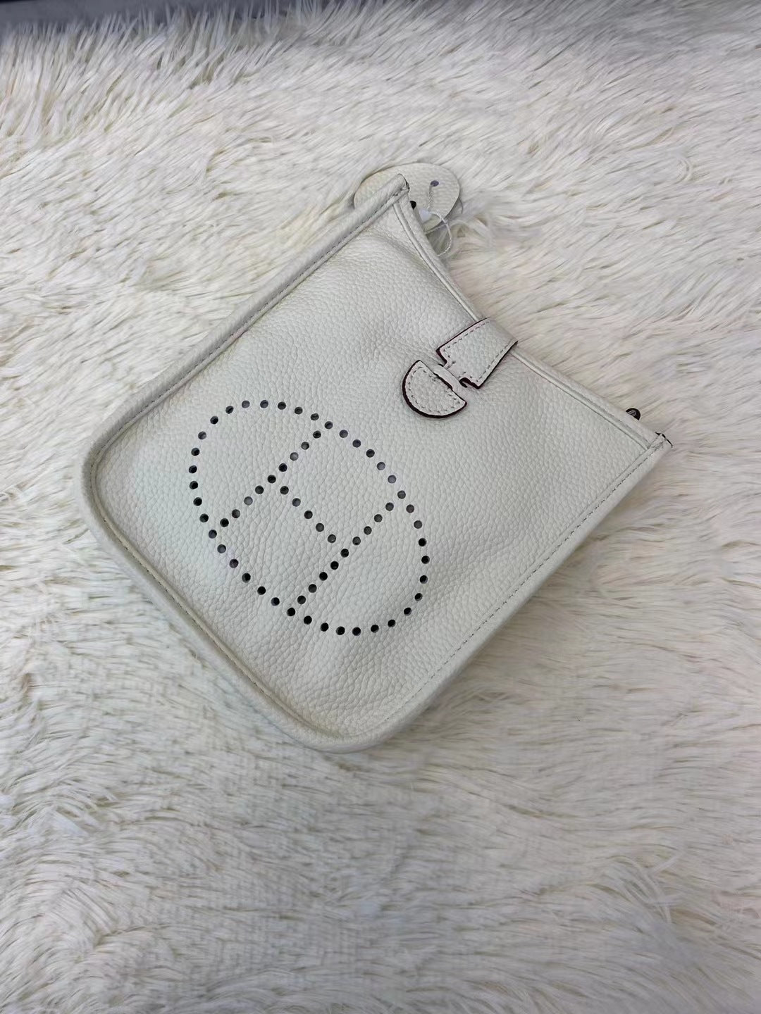 Women's Home Top Layer Cowhide Lychee Pattern Bags