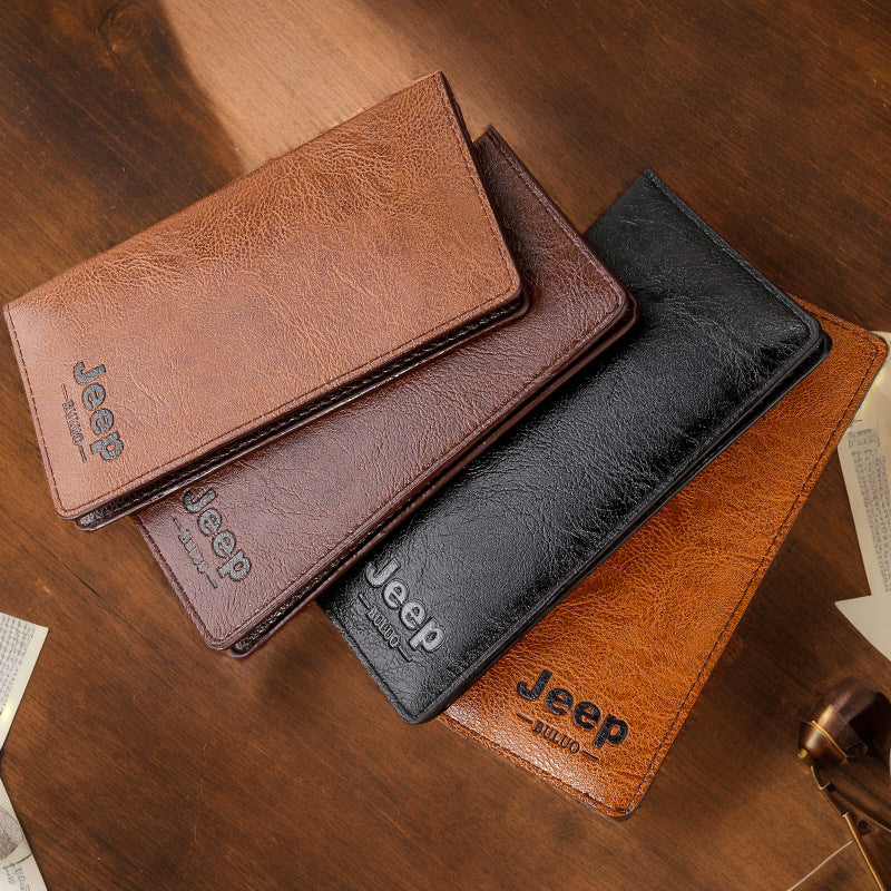 Men's Long Multiple Slots Multi Retro Men's Wallet