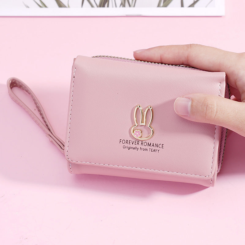 Pretty Classic Stylish Multifunctional Textured College Ladies Wallet