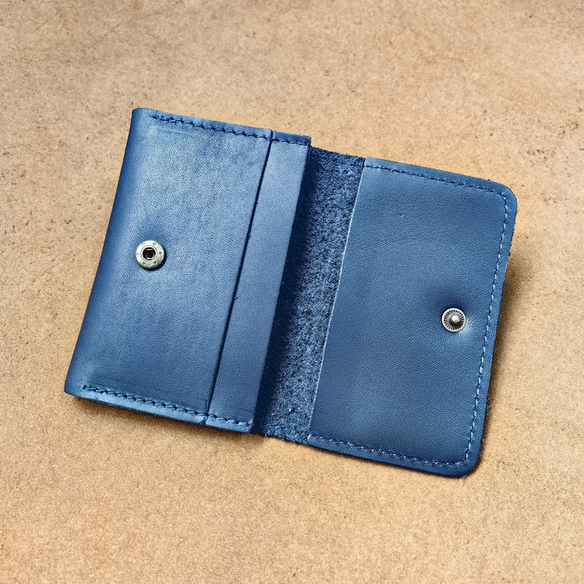 Men's First Layer Cowhide Driving License Leather Card Holder