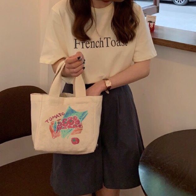 Elegant Women's Canvas Artistic Capacity Portable Handbags