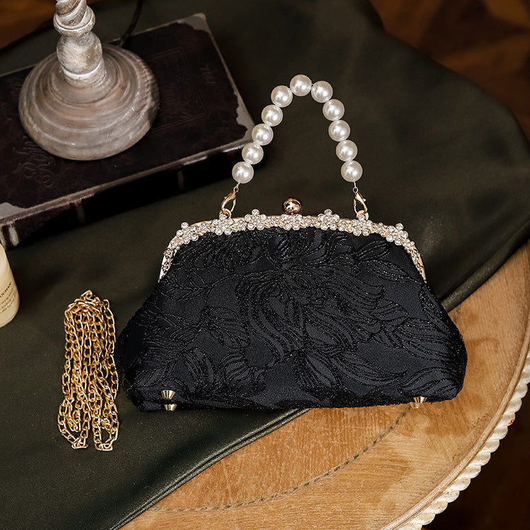 Pearl Ancient Style Cheongsam Banquet Light Handbags