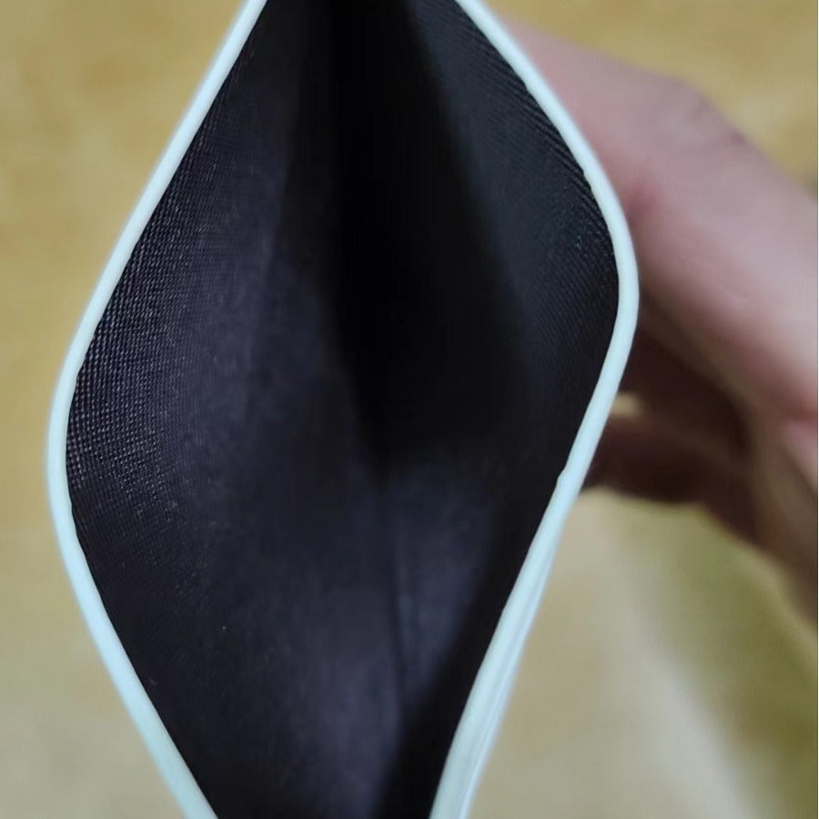 Classy Teeth Thin One-piece Antimagnetic Storage Ladies Wallets