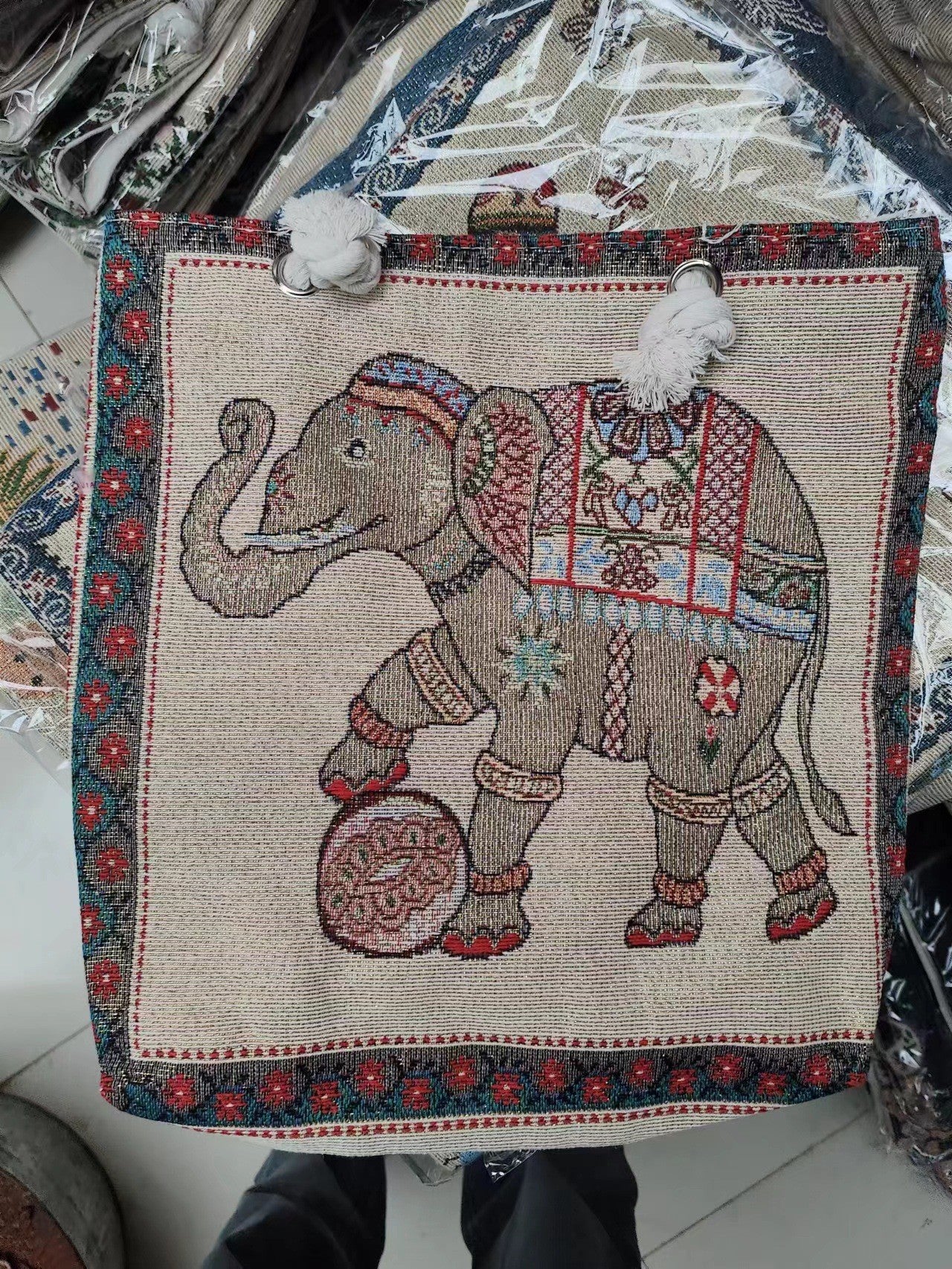Women's Style Medium Canvas Large Double Sided Shoulder Bags