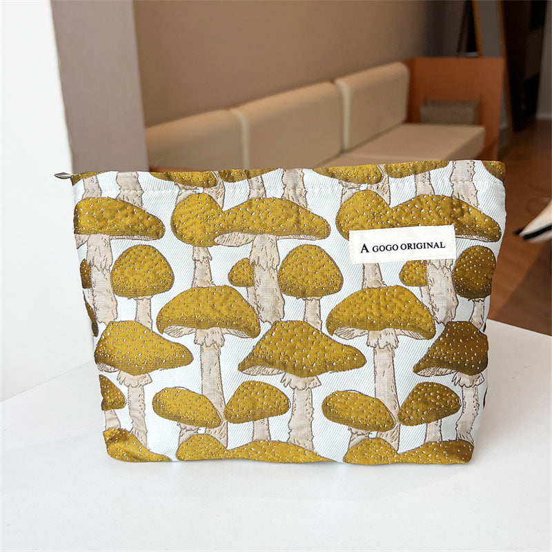 Niche Large Three-dimensional Buggy Portable Zipper Makeup Bag