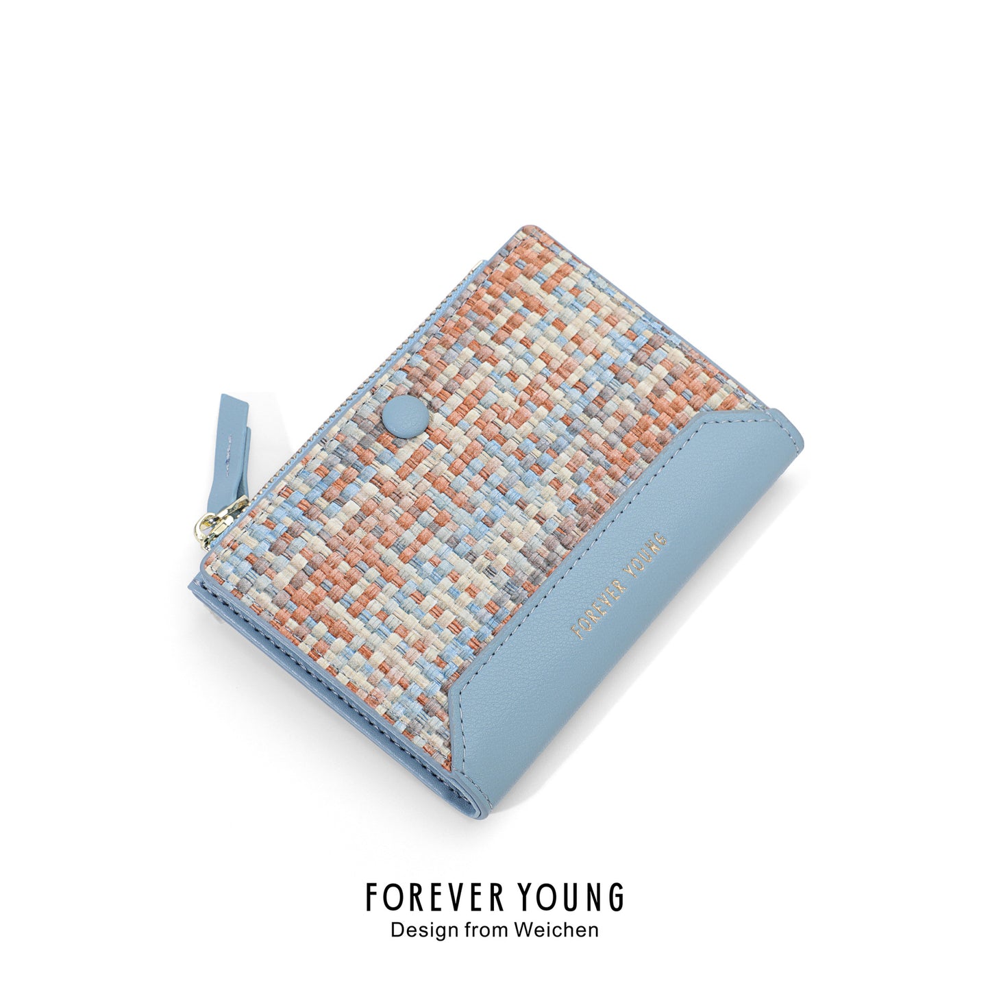 Women's Graceful Fashion Short Two Fold Ladies Wallets