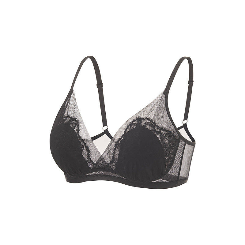 Triangle Cup Mulberry Sexy Lace Rabbit Underwear Everyday Bras