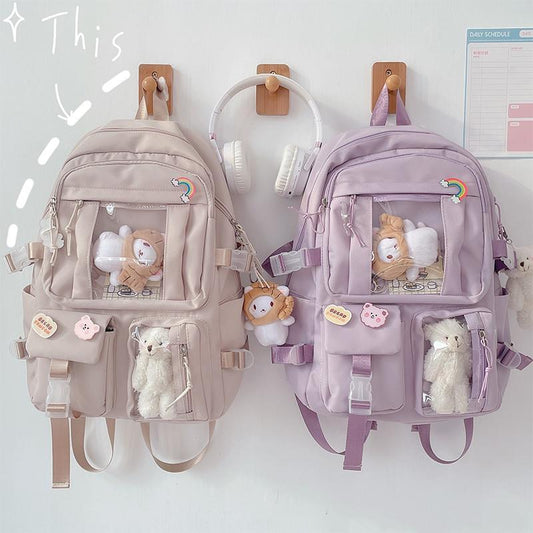Large Capacity High Junior's Female Korean Backpacks