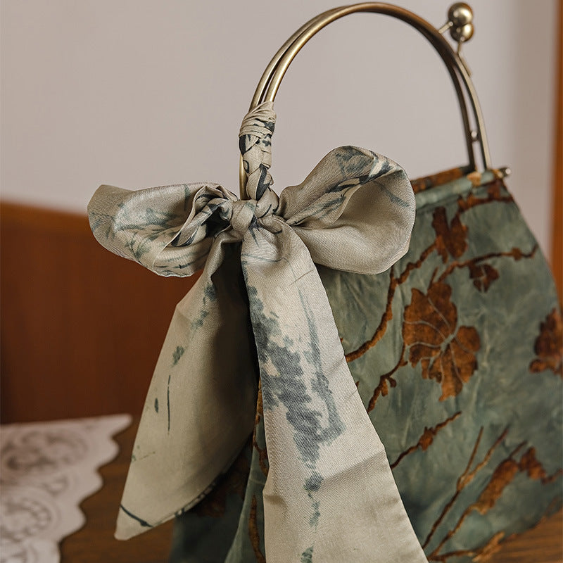 Cool Style Cheongsam Banquet Clutch Scarf Handbags