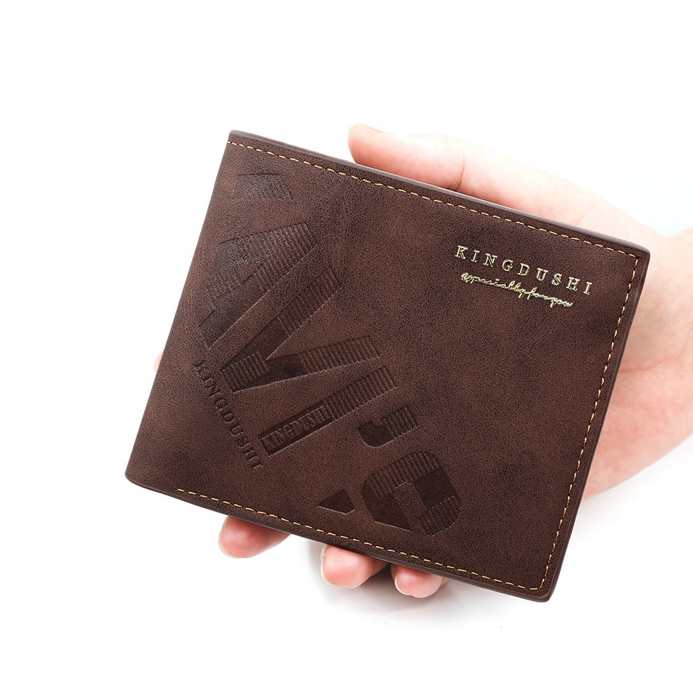 Men's Fashion Embossed Hinge Multiple Slots Pocket Bags