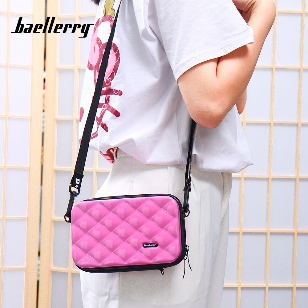Beautiful Women's Suitcase Hard Shell Storage Cosmetic Bags