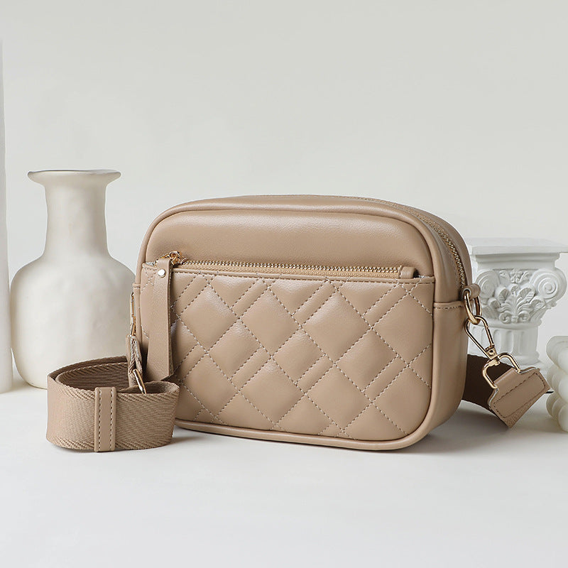 New Women's Trendy Large Capacity Diamond Crossbody Bags