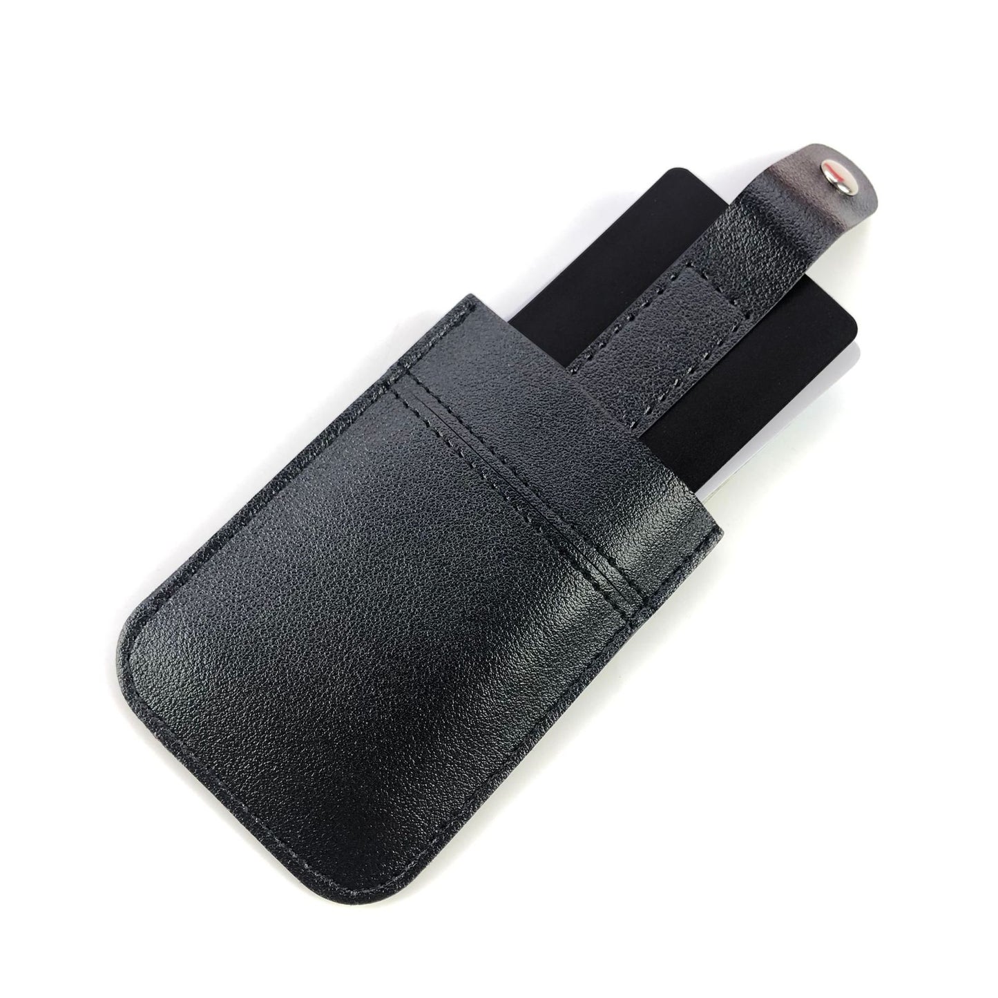 Women's Layered Pull-out Multiple Slots Portable Leather Card Holder