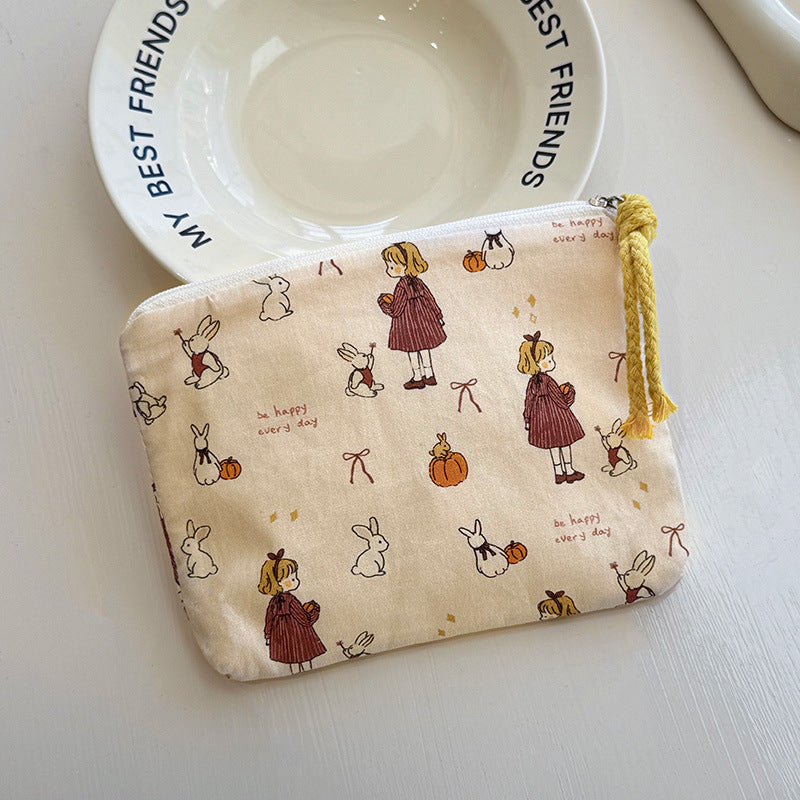 Korean Style Fresh Portable Mini Buggy Cosmetics Cosmetic Bags