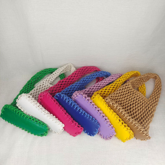 Women's String Hand-woven Korean Style Idle Fishing Handbags