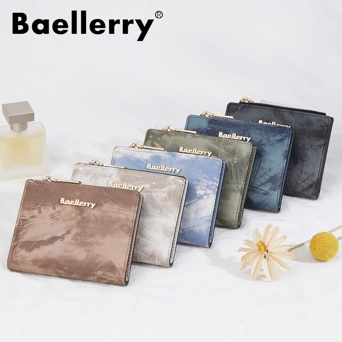 Unique Women's Short Chinese Ink Style Ladies Wallet