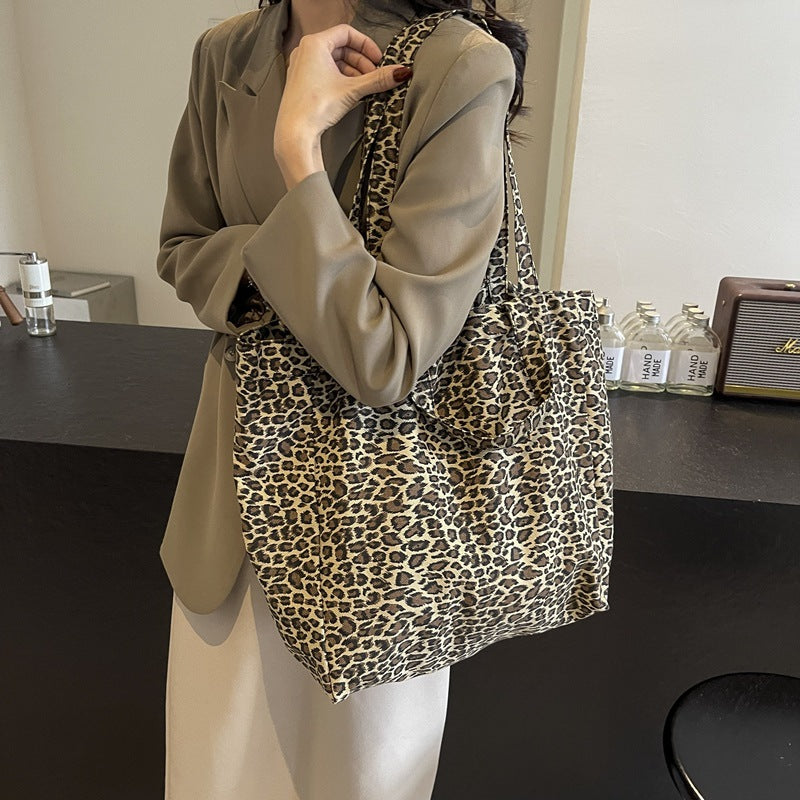 Women's Print Canvas Large Capacity Fashionable Portable Bags