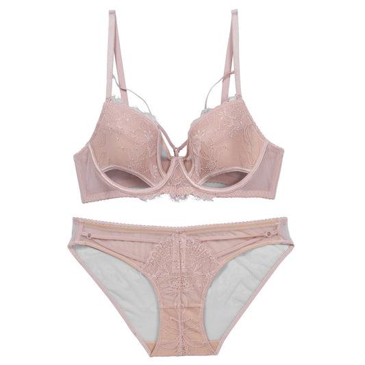 Women's Style Sexy Big Chest Small Lace Push Lingerie Sets