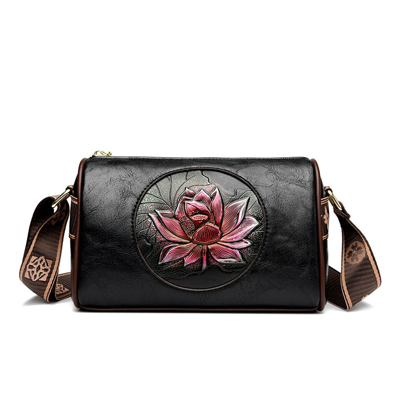 Women's High-grade Mobile Artistic Chinese Style Mummy Women's Messenger Bag