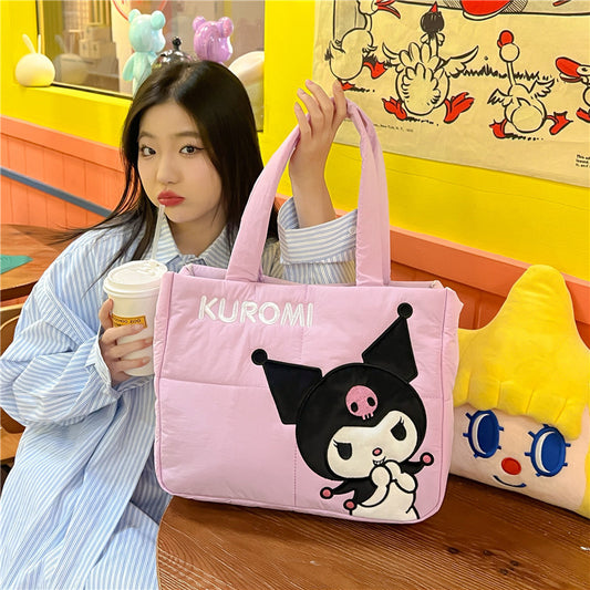 Cartoon Cute Down Cloth Pacha Dog Handbags
