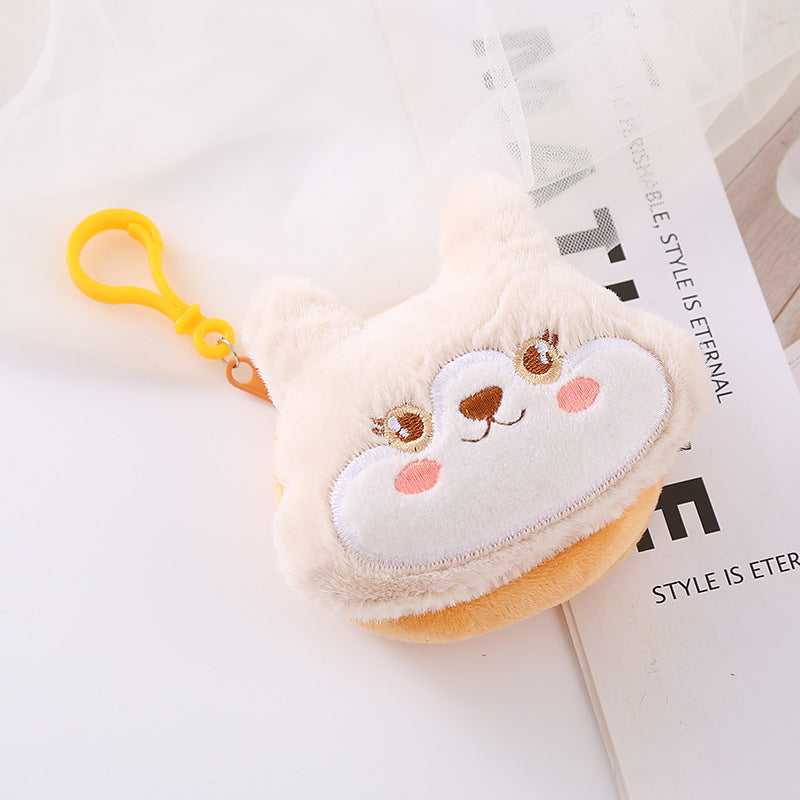 Plush Kirby Cute Pink Zipper Earphone Coin Purses