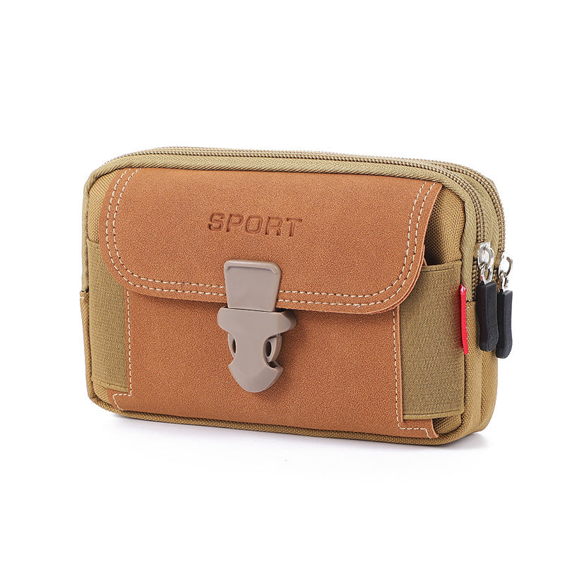 Men's Inch Mobile Construction Site For Vertical Men's Waist Packs