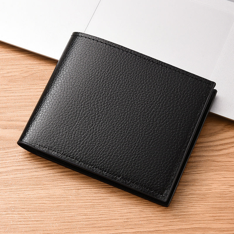 Women's & Men's Two-fold Short Business Large Capacity Driving Men's Wallet