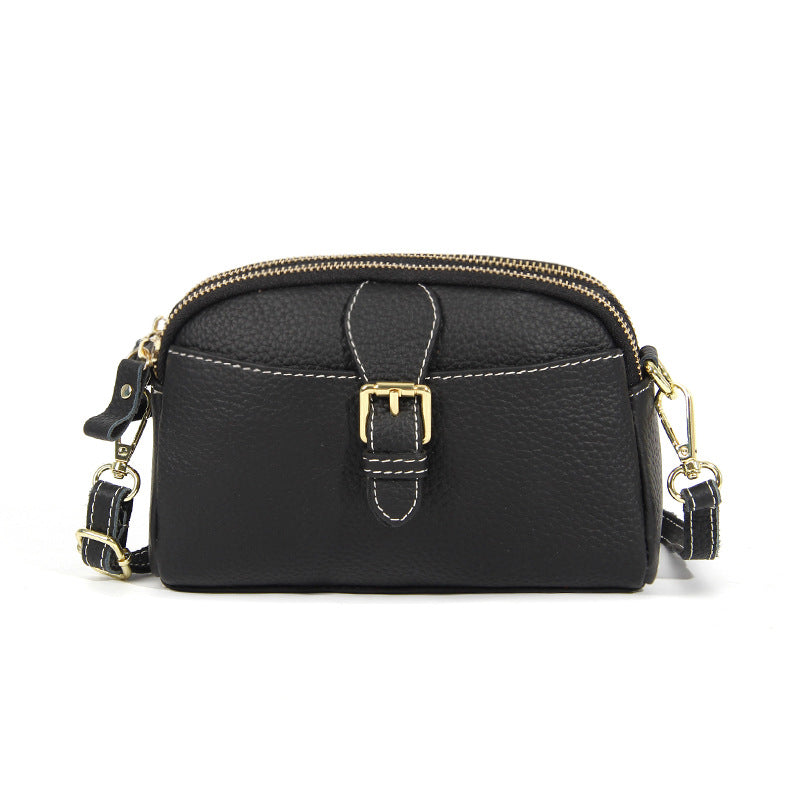 Women's First Layer Cowhide Summer Large Capacity High-grade Shoulder Bags