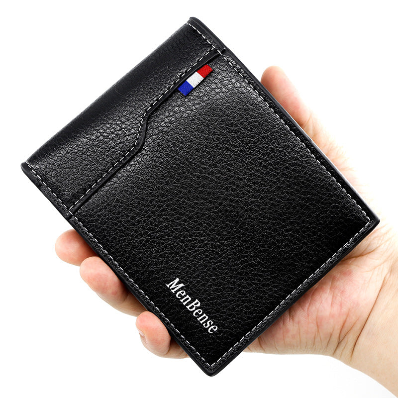 Men's Leather Portable Large Capacity Multifunctional Multiple Men's Wallet
