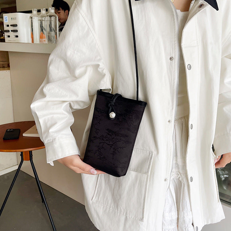 Women's Chinese Style Embroidery Personality Trend Western Printed Women's Shoulder Bag
