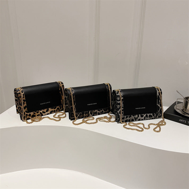 Women's Beautiful Personality Leopard Print Retro Western Style Bags