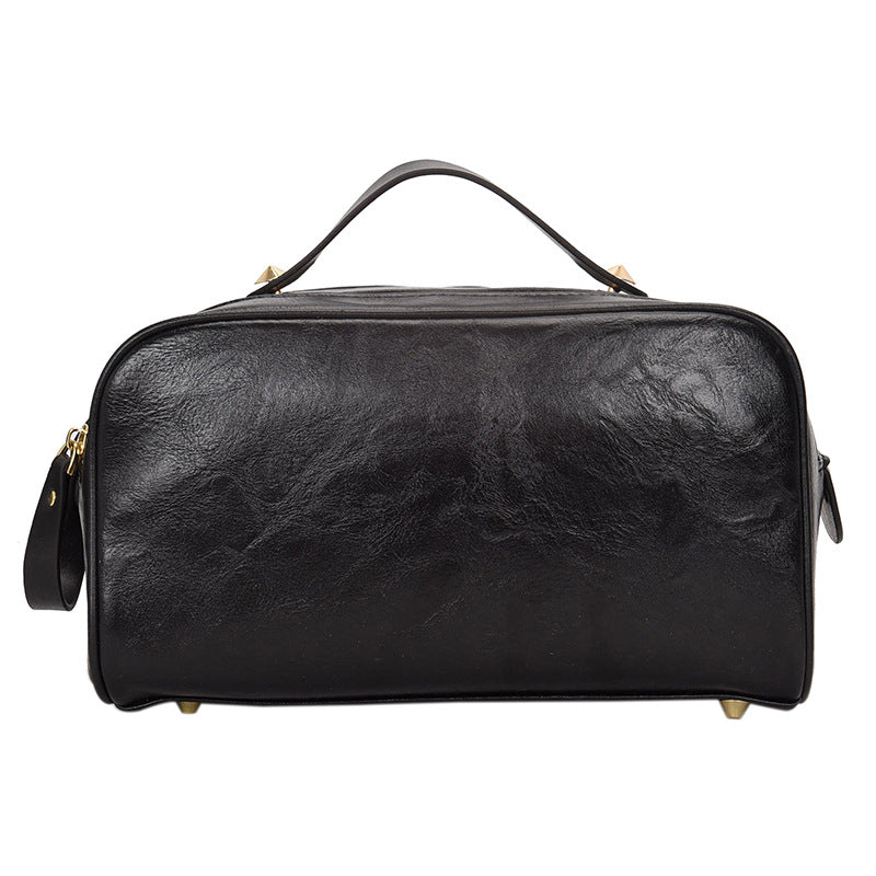 Portable Simple Fashionable Large Capacity Solid Cosmetic Bags