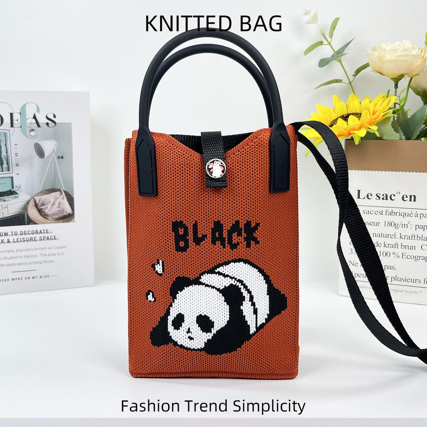 Pretty Knitted Mobile Mason Korean Mini Bags