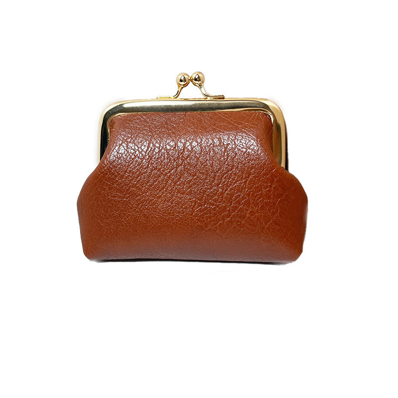 Women's Mini Retro Short Candy Color Pocket Coin Purses