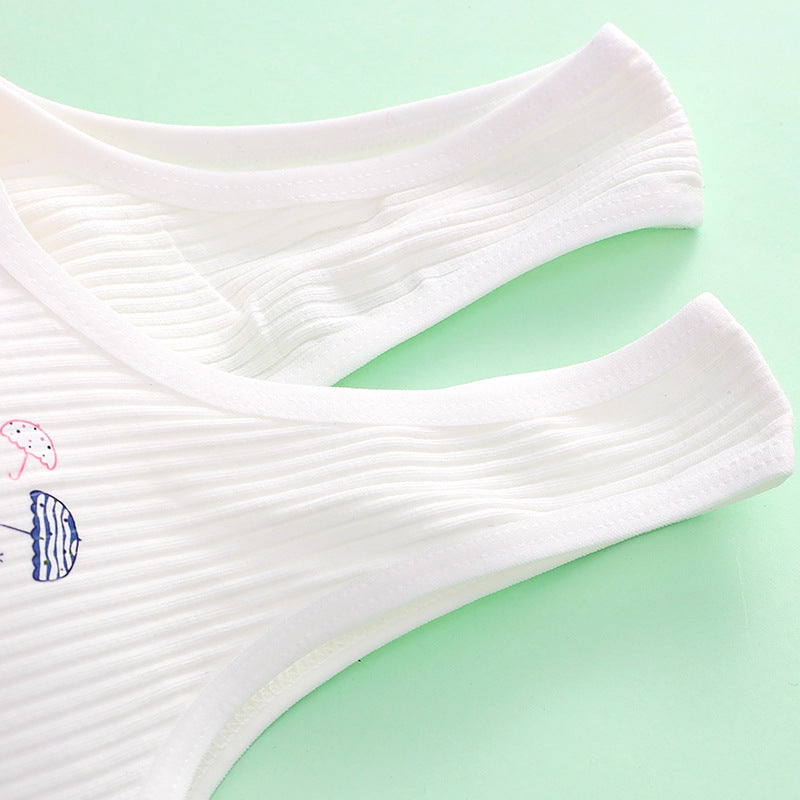 High School Underwear Vest Wrap Wireless Bras