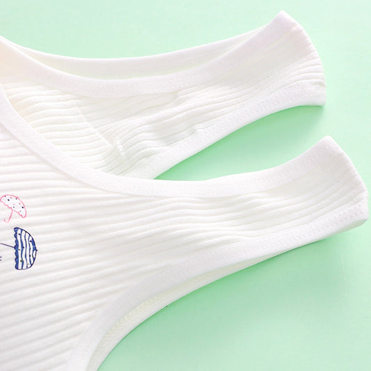 High School Underwear Vest Wrap Wireless Bras