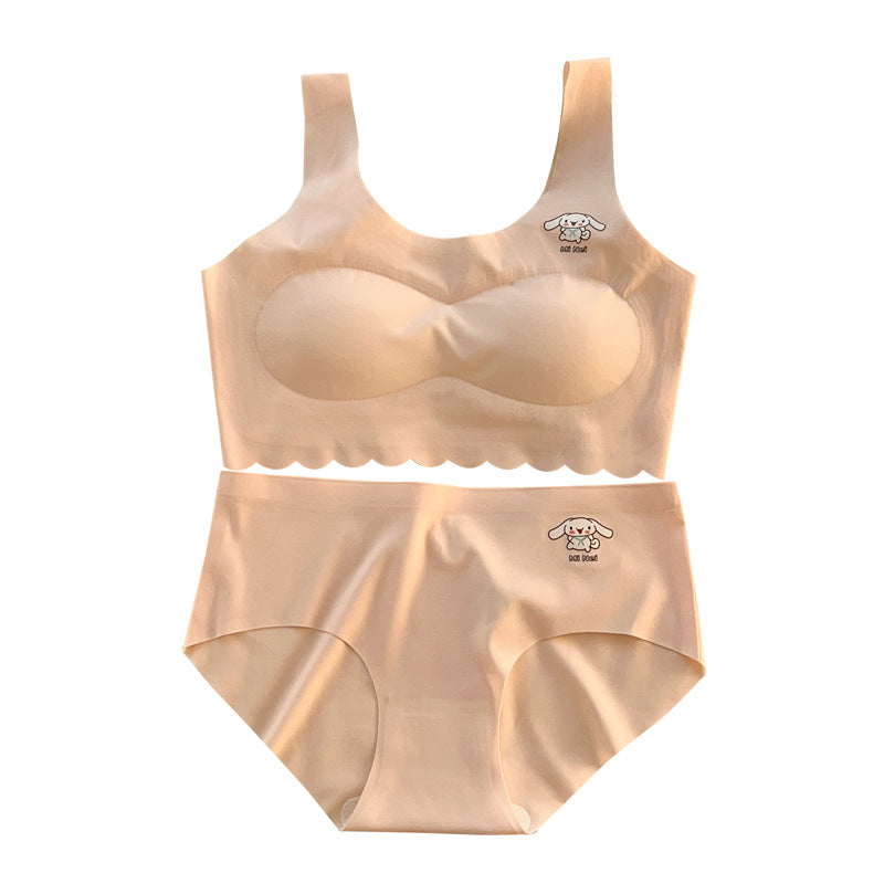 Ice Silk Underwear Female Comfortable Not Stuffy Bras