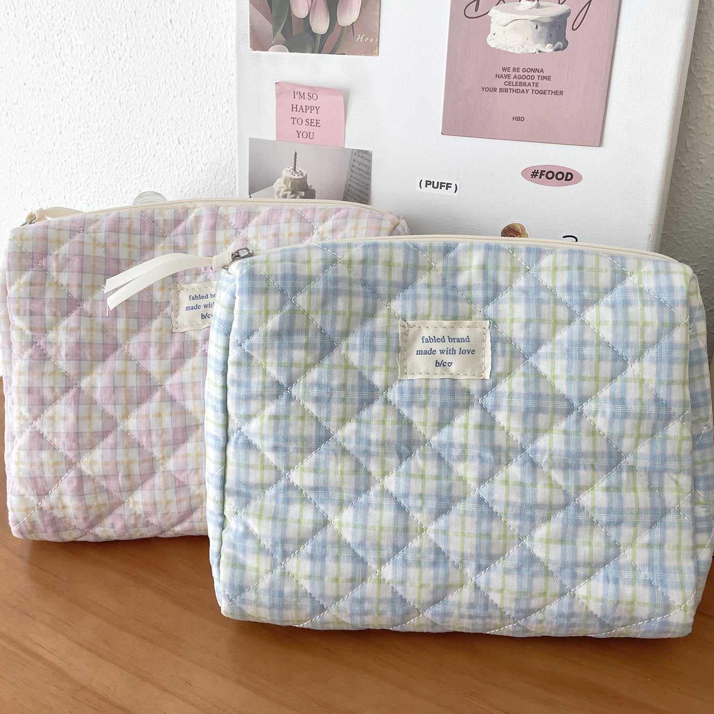 Storage Simple Large Capacity Portable Clutch Cosmetic Bags