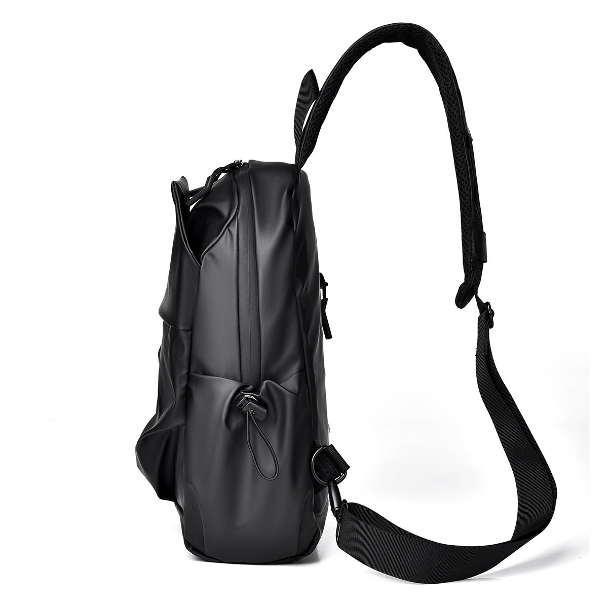Men's Derm Urban Simple Black Trendy Men's Chest Bags